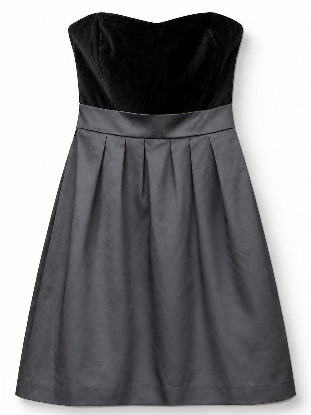 Banana Republic | NWT Black Velvet Satin Strapless Cocktail Party Dress 6